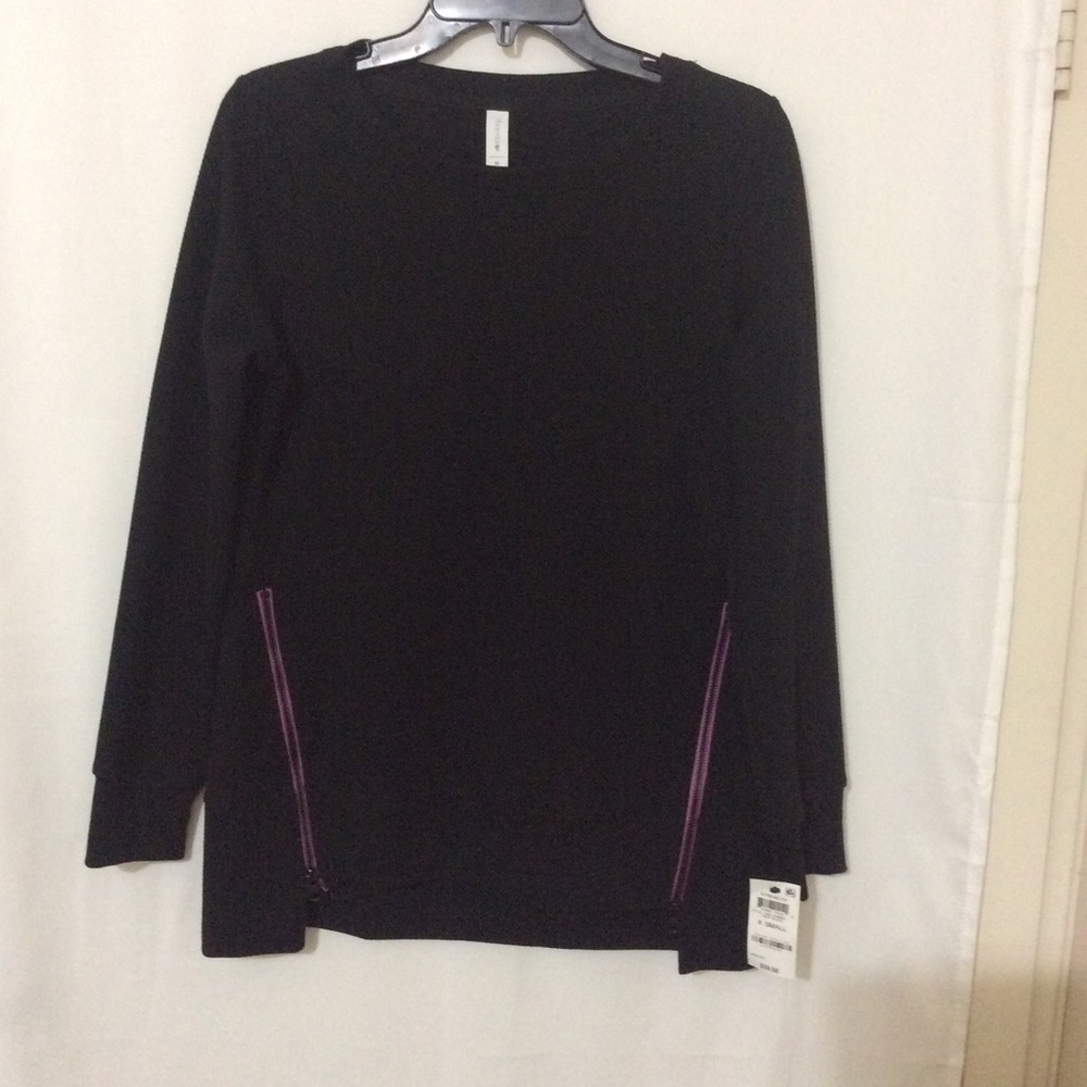 3/$28❤️Ideology women's black long sleeve shirt